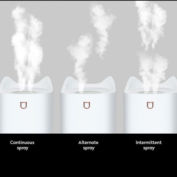 3L Air Humidifier Essential Oil Aroma Diffuser Double Nozzle With Coloful LED Light Ultrasonic Humidifiers Aromatherapy Diffuser - Image 5