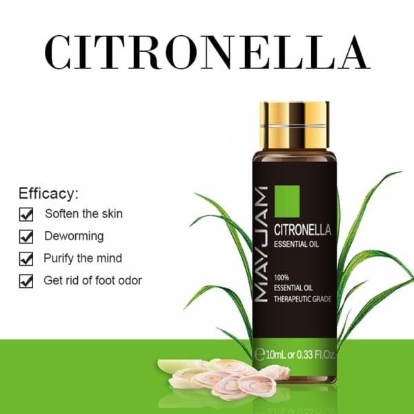 10ML Lavender Essential Oil Diffuser Pure Essential Oils Rose Eucalyptus Jasmine Vanilla Mint Sandalwood Tea Tree Aroma Oil - Image 5