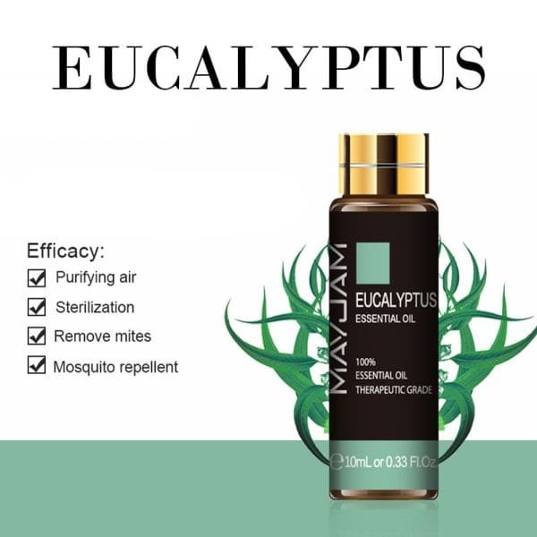 10ML Lavender Essential Oil Diffuser Pure Essential Oils Rose Eucalyptus Jasmine Vanilla Mint Sandalwood Tea Tree Aroma Oil - Image 14