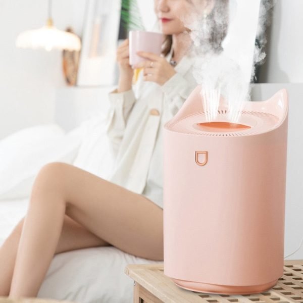 3L Air Humidifier Essential Oil Aroma Diffuser Double Nozzle With Coloful LED Light Ultrasonic Humidifiers Aromatherapy Diffuser - Image 4