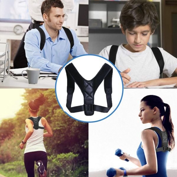 Brace Support Belt Adjustable Back Posture Corrector de postura Brace Belt Spine Back Shoulder Lumbar Corset Posture Correction - Image 5